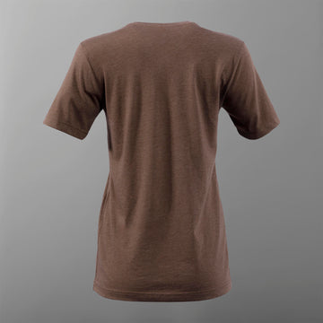 Missouri Star Fabric Bandit T-shirt - Heather Brown - 4XL