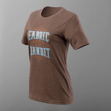 Missouri Star Fabric Bandit T-shirt - Heather Brown - 4XL