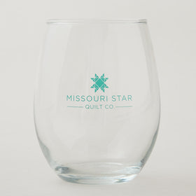 Missouri Star Stacked Logo Stemless Wine Glass
