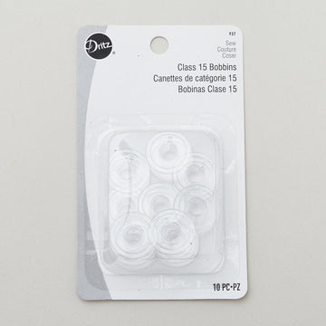 Plastic Bobbins - Class 15 (Bonus pack - 10 ct)