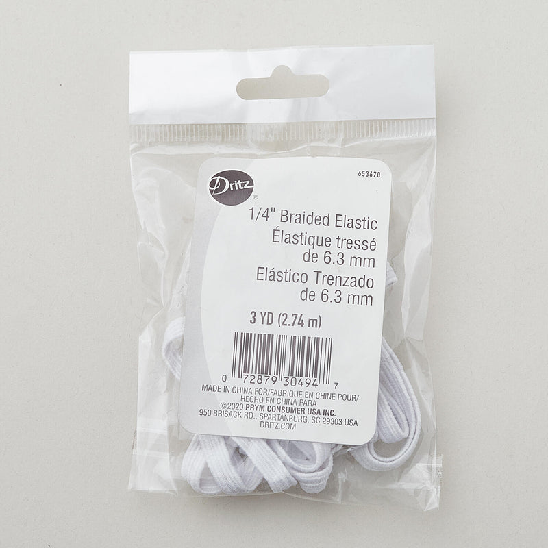 1/4" Elastic - 3 yards