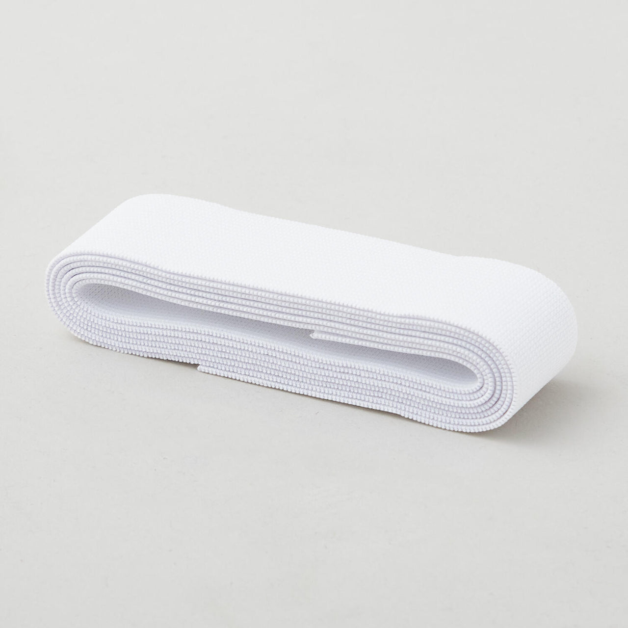 White 1" Knit Elastic