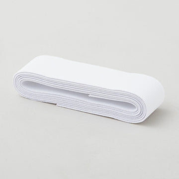 White 1" Knit Elastic