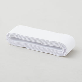 White 1" Knit Elastic