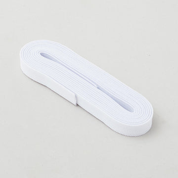 White 3/8" Non-Roll Knit Elastic