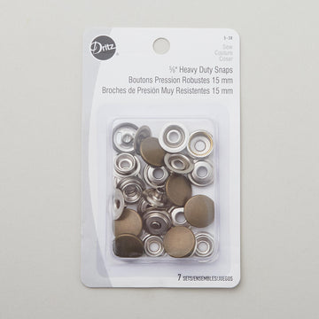 Heavy Duty Snaps - 5/8" Antique Brass
