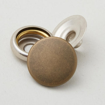 Heavy Duty Snaps - 5/8" Antique Brass