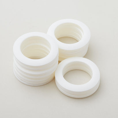 Curtain Grommets - Large White