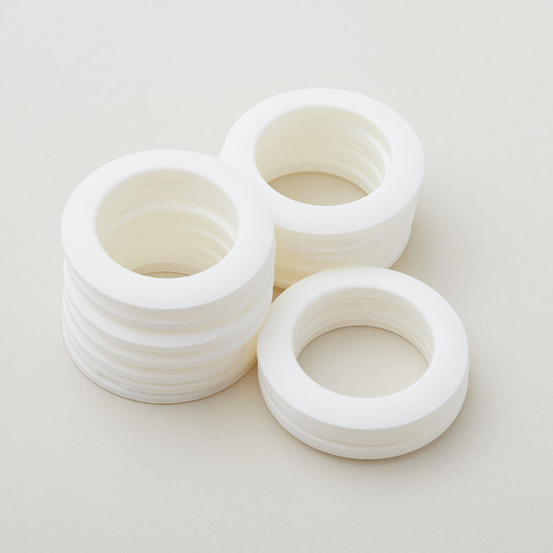 Curtain Grommets - Large White
