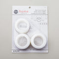 Curtain Grommets - Large White