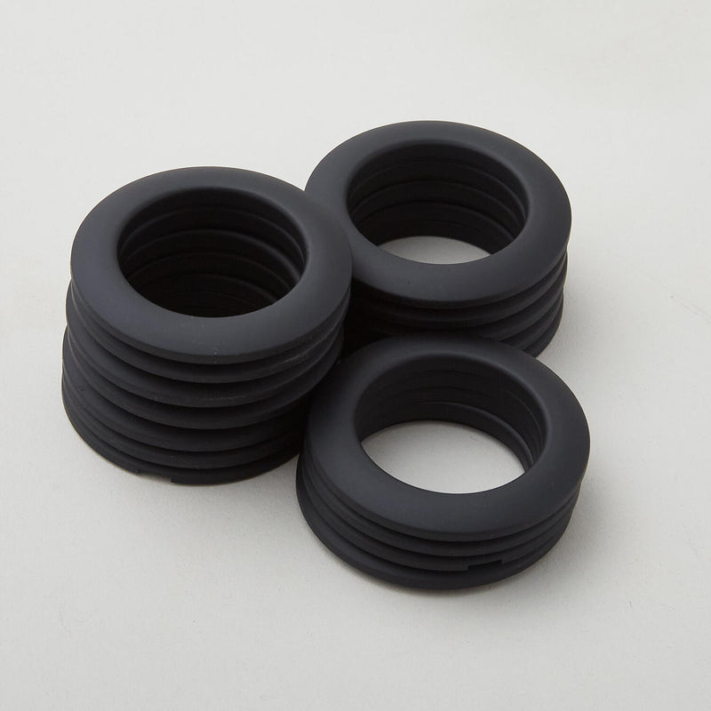 Curtain Grommets - Large Matte Black