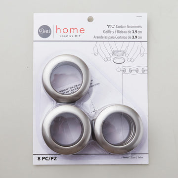 Curtain Grommets - Large Pewter