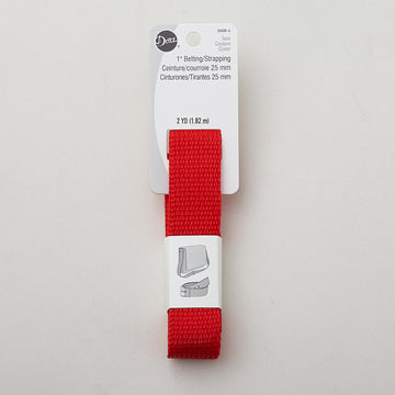 1" Polypro Purse Strapping - Red