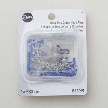 Ultra-Fine Glass Head Pins Sz 22 (150 ct)