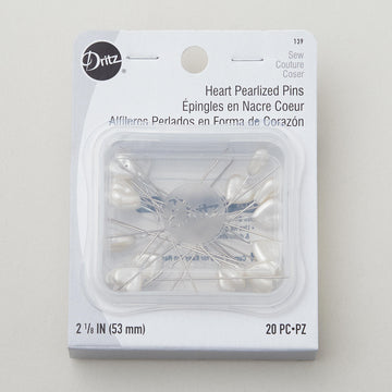 Heart Pearlized Pins