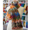 Pure Fantasy Entrelac Scarf Knitting Pattern Alternative View #2