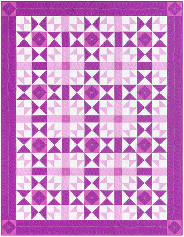 Purple Passion Free Quilt Pattern by the incredible Darlene Zimmerman