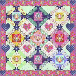 Queen of Hearts Quilt Free Quilt Pattern