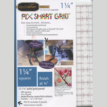 Quiltsmart Pix Smart Grid Interfacing - 1.25"