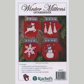 Winter Mittens Ornaments Kit