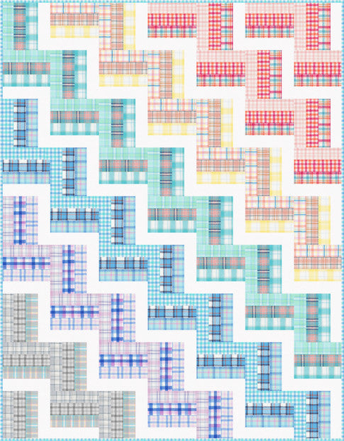 Railings Free Quilt Pattern by Ariga Mahmoudlou