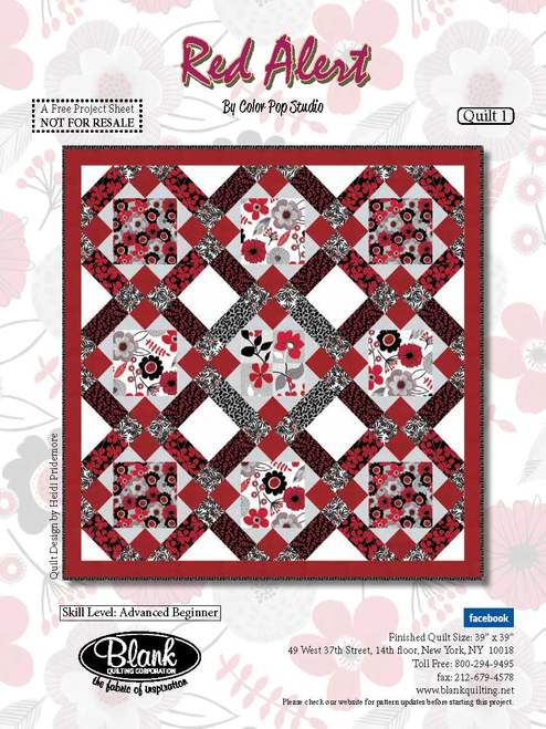 Red Alert Quilt 1