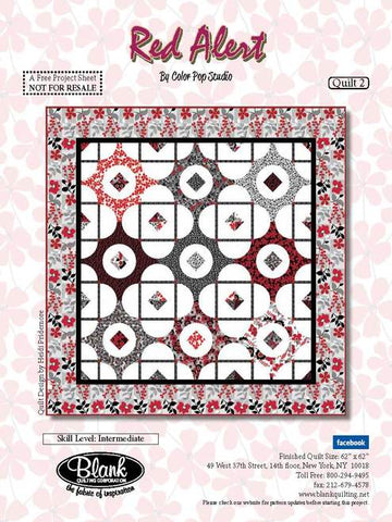 Red Alert Quilt 2 Free Quilt Pattern