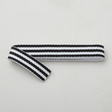 Tula Pink 1" Webbing - Black and White