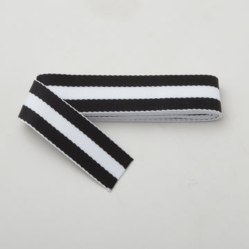 Tula Pink 1 1/2" Webbing - Black and White