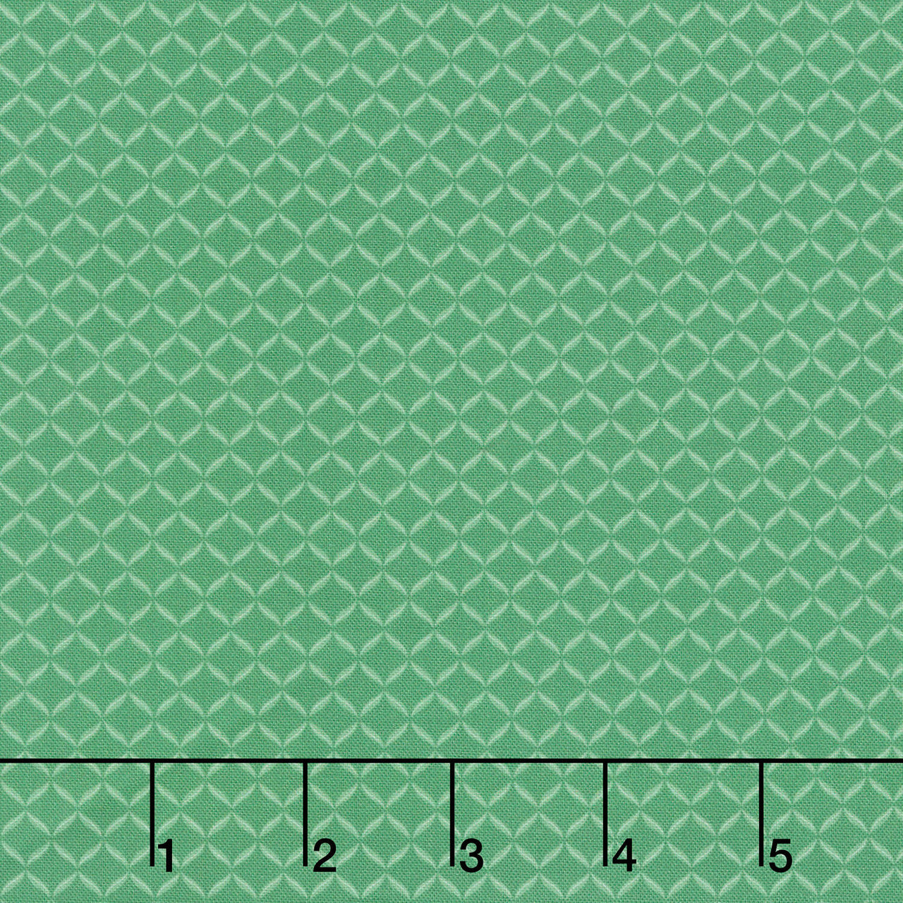Ingrid's Wildflowers - Zigzag Stripe Green Yardage