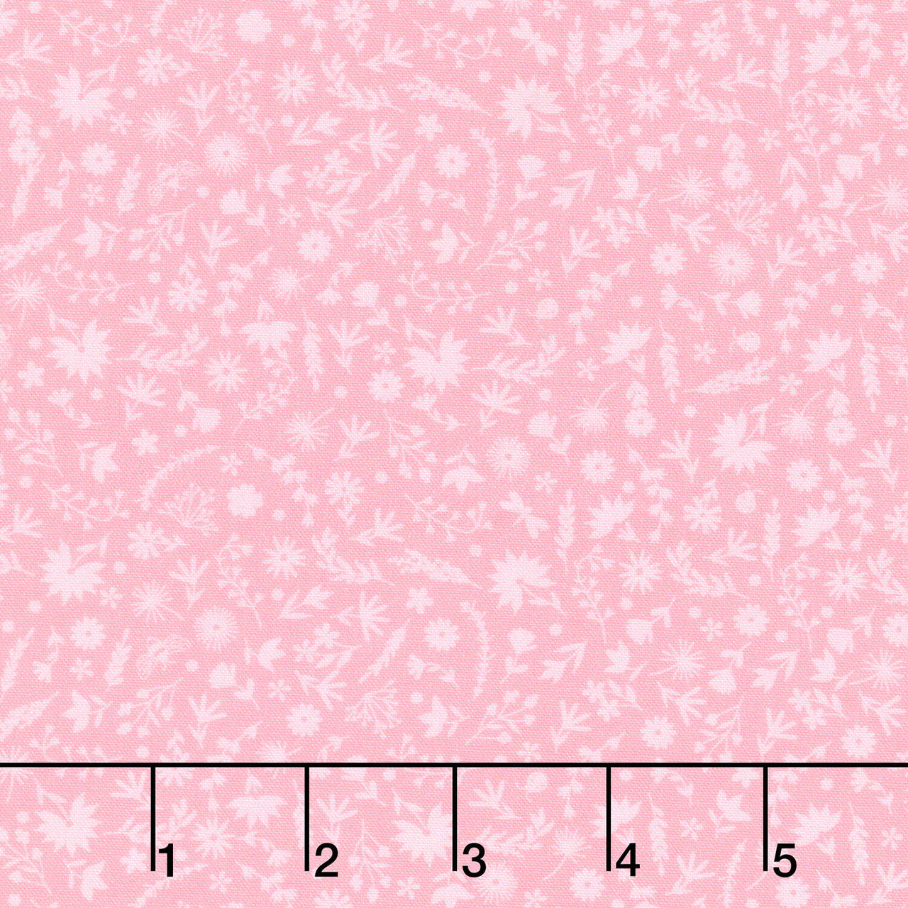 Ingrid's Wildflowers - Tonal Flowers Pink Yardage