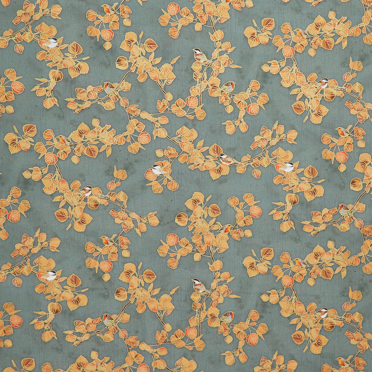 Warm Welcome - Branches Balsam Metallic Yardage
