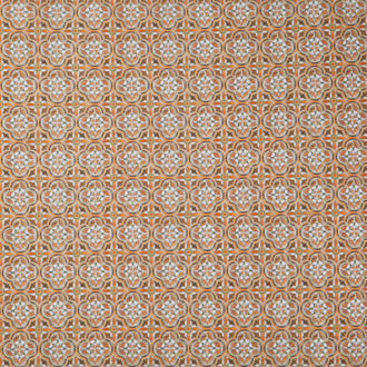 Warm Welcome - Tiles Pewter Metallic Yardage