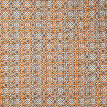 Warm Welcome - Tiles Pewter Metallic Yardage