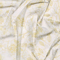 Warm Welcome - Leaves Stone Metallic Yardage