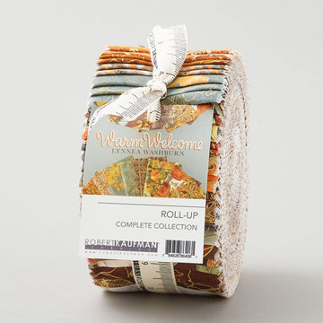 Warm Welcome Metallic Roll Up