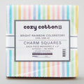 Cozy Cotton Flannels Bright Rainbow Charm Pack