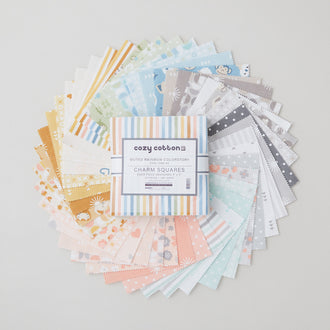 Cozy Cotton Flannels Muted Rainbow Colorstory Charm Pack