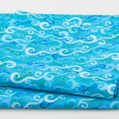Oceanica Favorites - Waves Ocean 2 Yard Cut