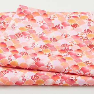 Oceanica Favorites - Scallops Coral 2 Yard Cut