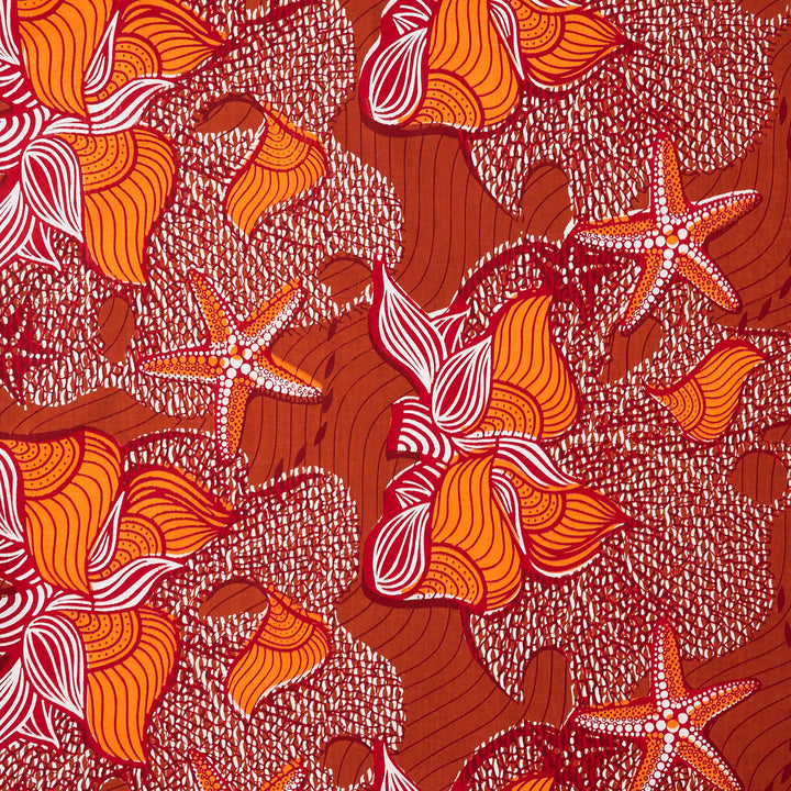 Uniwax - Prints from the Ivory Coast Wax Print Gold Yardage