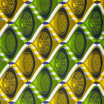 Uniwax - Prints from the Ivory Coast Wax Print Grellow Yardage