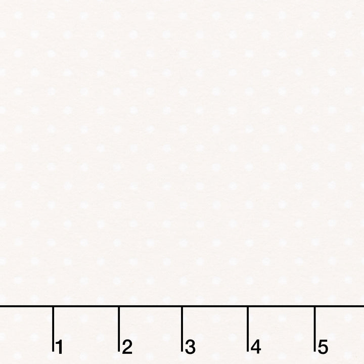 Cozy Cotton Flannels - Dots Natural Yardage