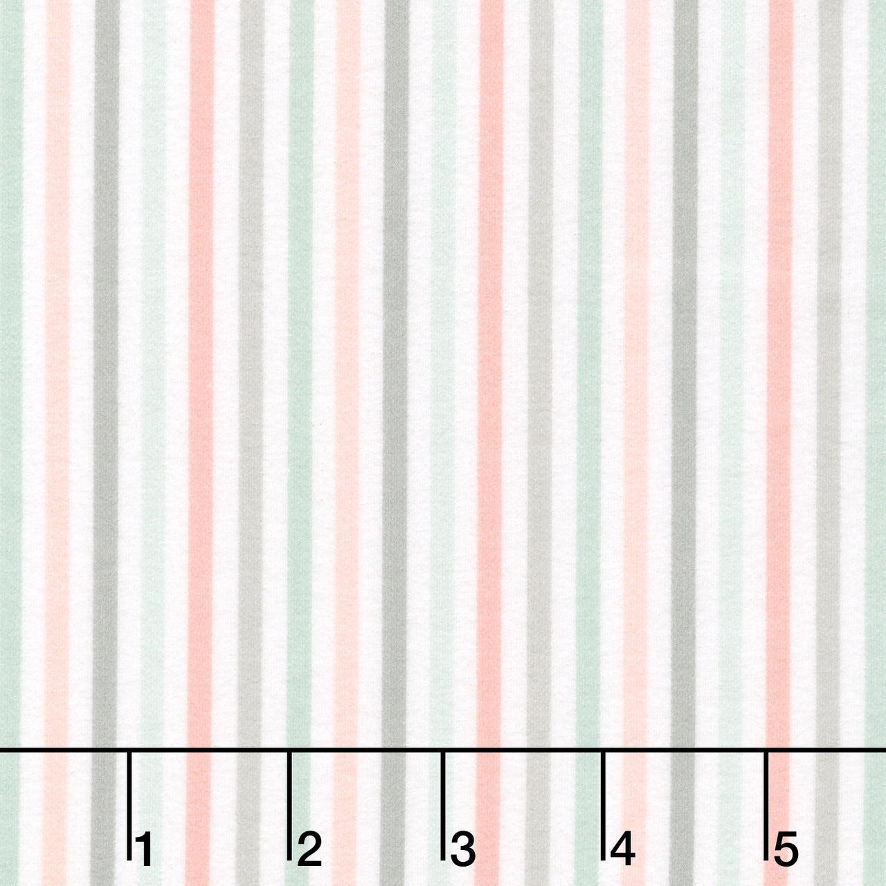 Cozy Cotton Flannels - Stripes Peony Yardage