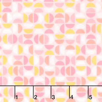 Cozy Cotton Flannels - Geometric Peach Yardage