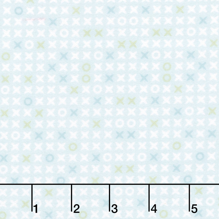 Cozy Cotton Flannels - Xoxo Sky Yardage