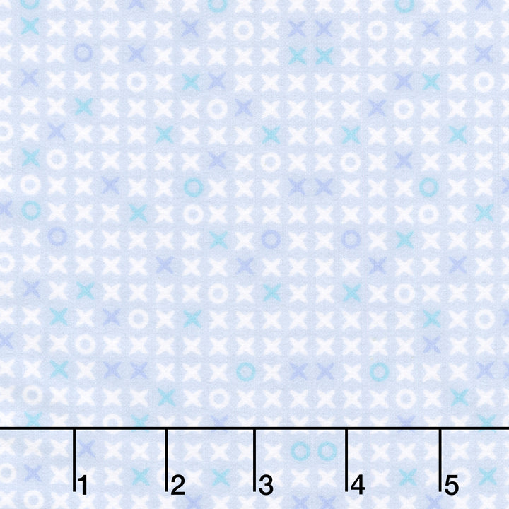 Cozy Cotton Flannels - Xoxo Cornflower Yardage