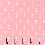 Cozy Cotton Flannels - Triangles Azalea Yardage