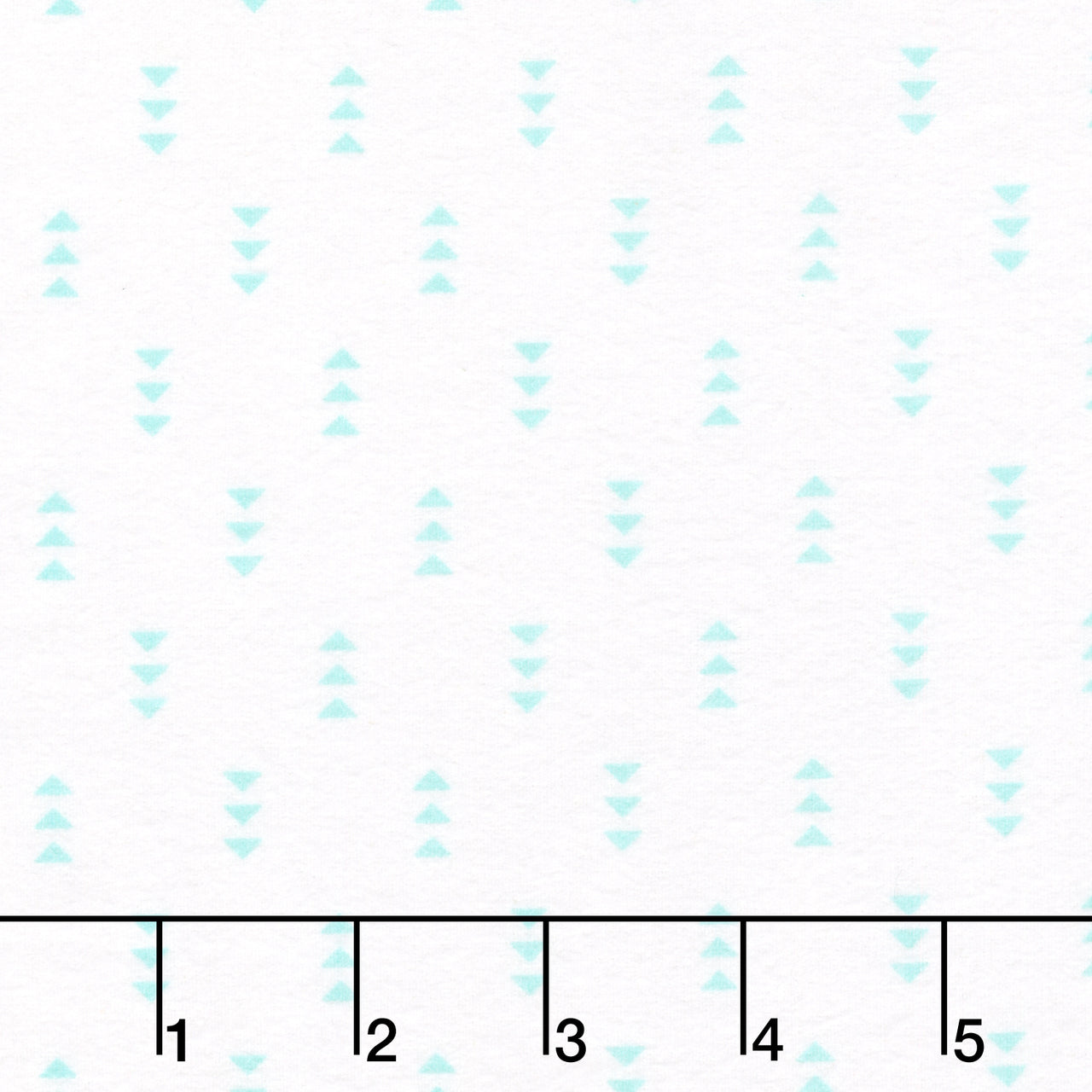 Cozy Cotton Flannels - Triangles Sea Mist Yardage