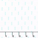 Cozy Cotton Flannels - Triangles Sea Mist Yardage